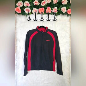 Coca-Cola Triple Logo Fleece Zip-Up Shell